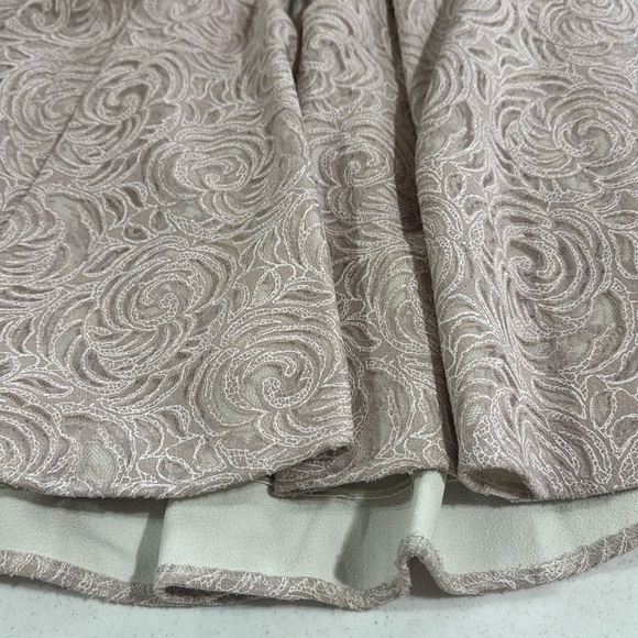Gianni Bini Lace Dress Light Pink Blush Skater Dress Size 0 EUC - Picture 11 of 14